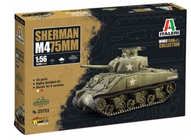 Zdjęcie Italeri 25751 - 1:56 M4 Sherman 75 mm