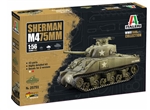 Italeri 25751 - 1:56 M4 Sherman 75 mm